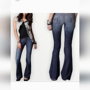 Citizens Of Humanity Dark Blue Flare Jeans